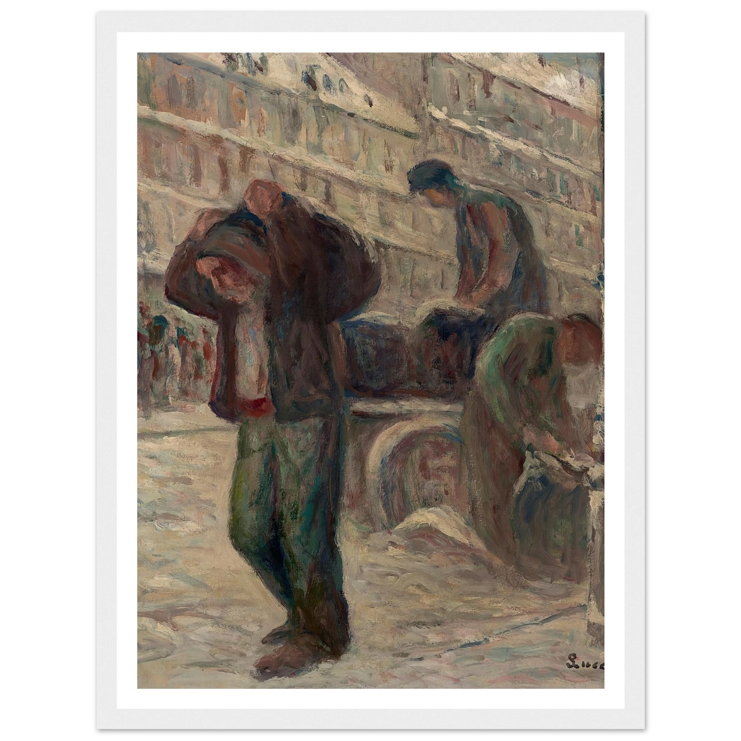 Le Bougnat (1937) Art Print | Maximilien Luce-Quipham Collections