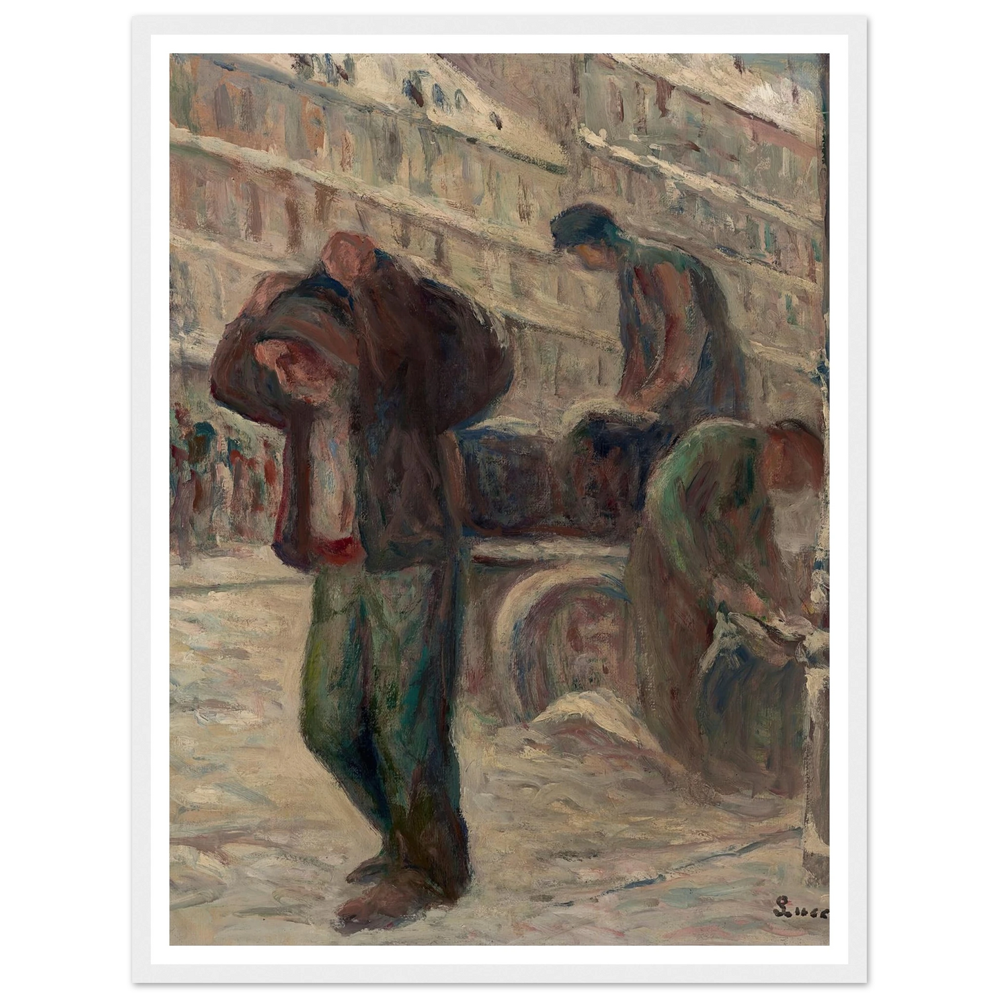 Le Bougnat (1937) Art Print | Maximilien Luce-Quipham Collections