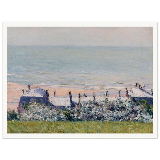 Les toits de l’Hôtel des Roches Noires, Trouville (1882) Art Print | Gustave Caillebotte-Quipham Collections