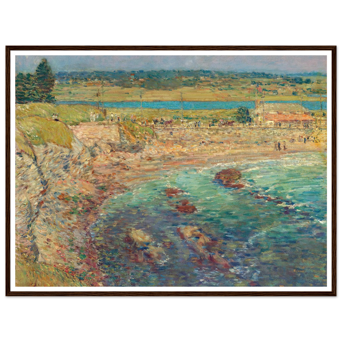 Bailey’s Beach, Newport, R.I. (1901) Art Print | Childe Hassam-Quipham Collections