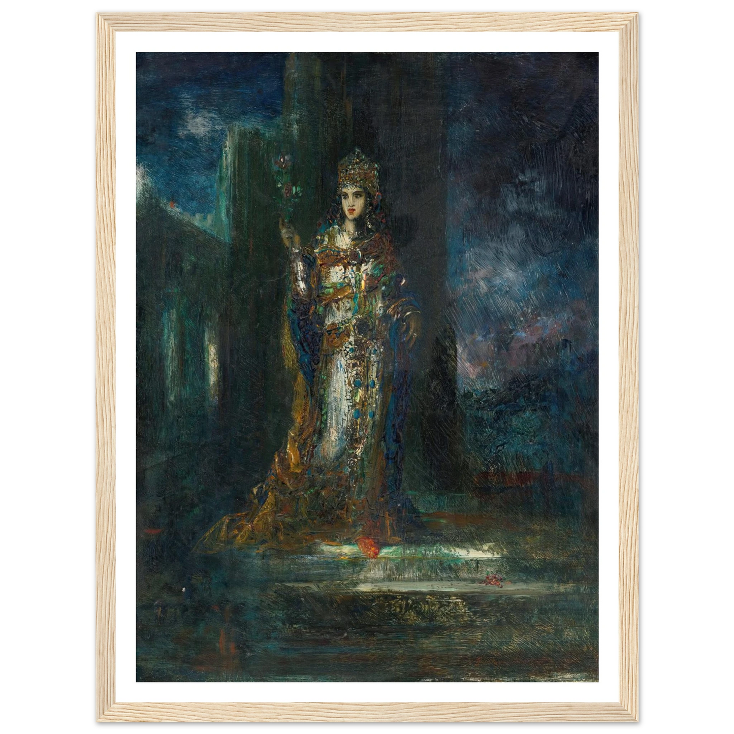 La Fiancée De La Nuit Art Print | Gustave Moreau-Quipham Collections