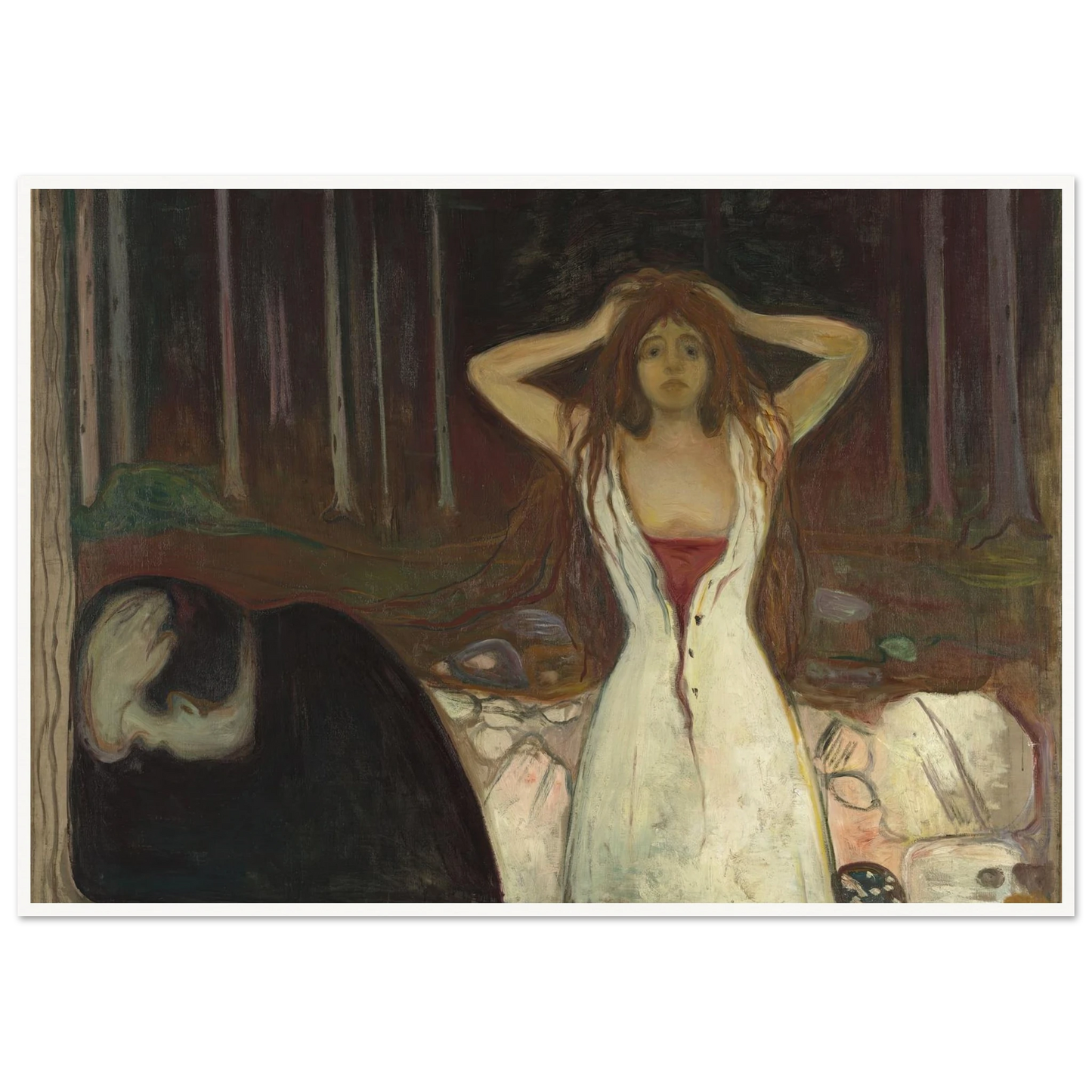 Ashes (1895) Art Print | Edvard Munch-Quipham Collections