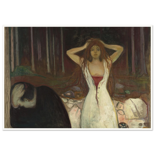 Ashes (1895) Art Print | Edvard Munch-Quipham Collections