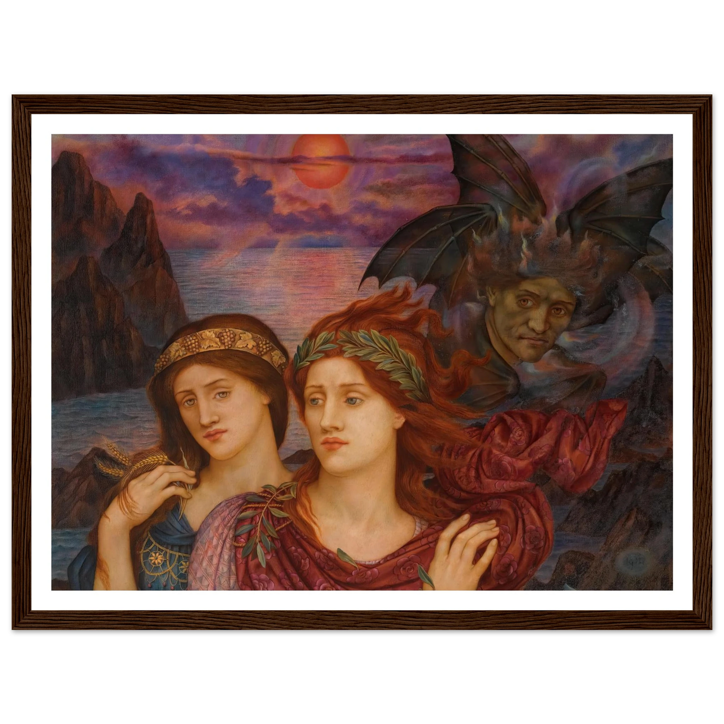 The Vision (1914) Art Print | Evelyn de Morgan-Quipham Collections