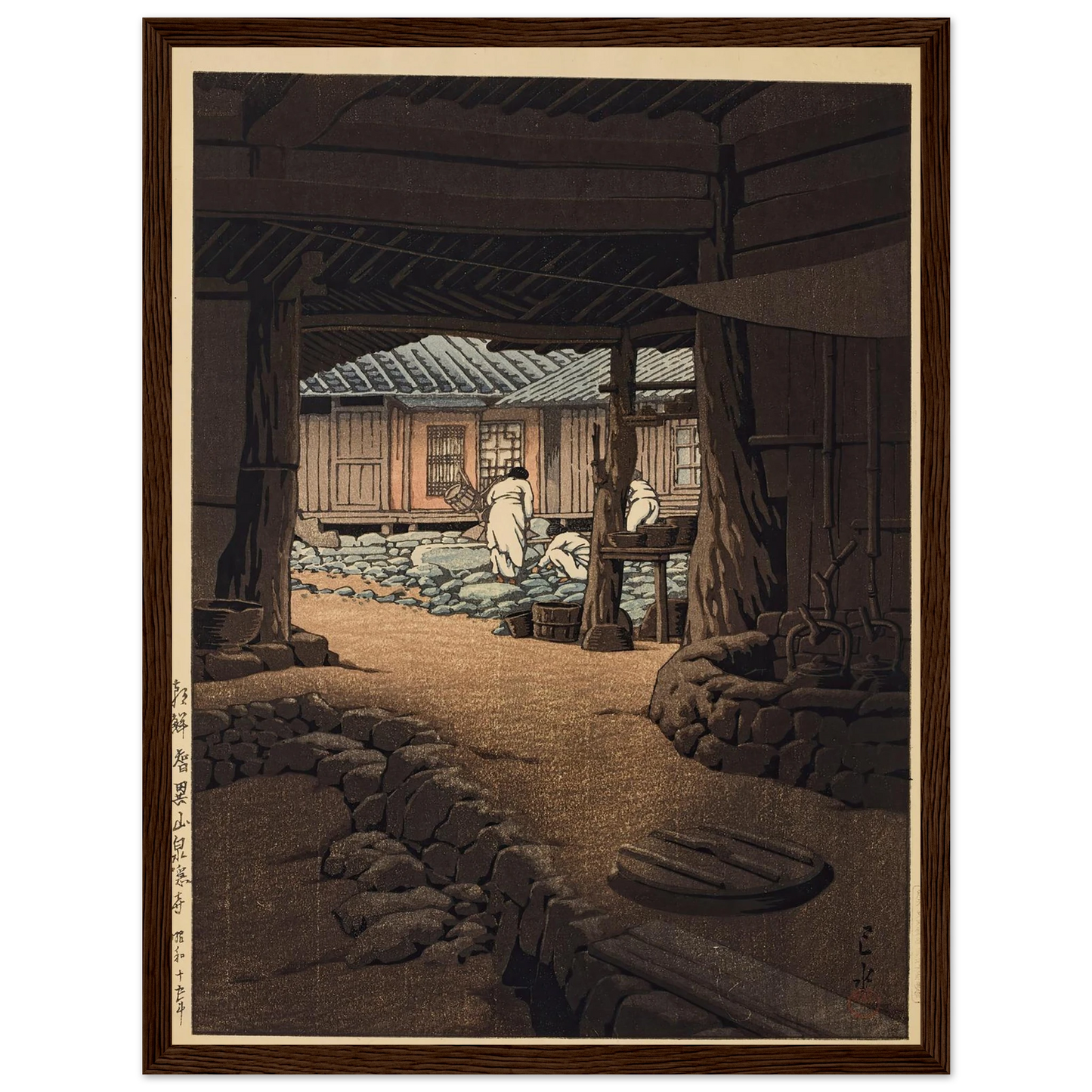 Chosen Chiizan Sen’in-ji (The Cheoneunsa Temple, Mount Jirisan, Korea) (1940) Art Print | Kawase Hasui-Quipham Collections