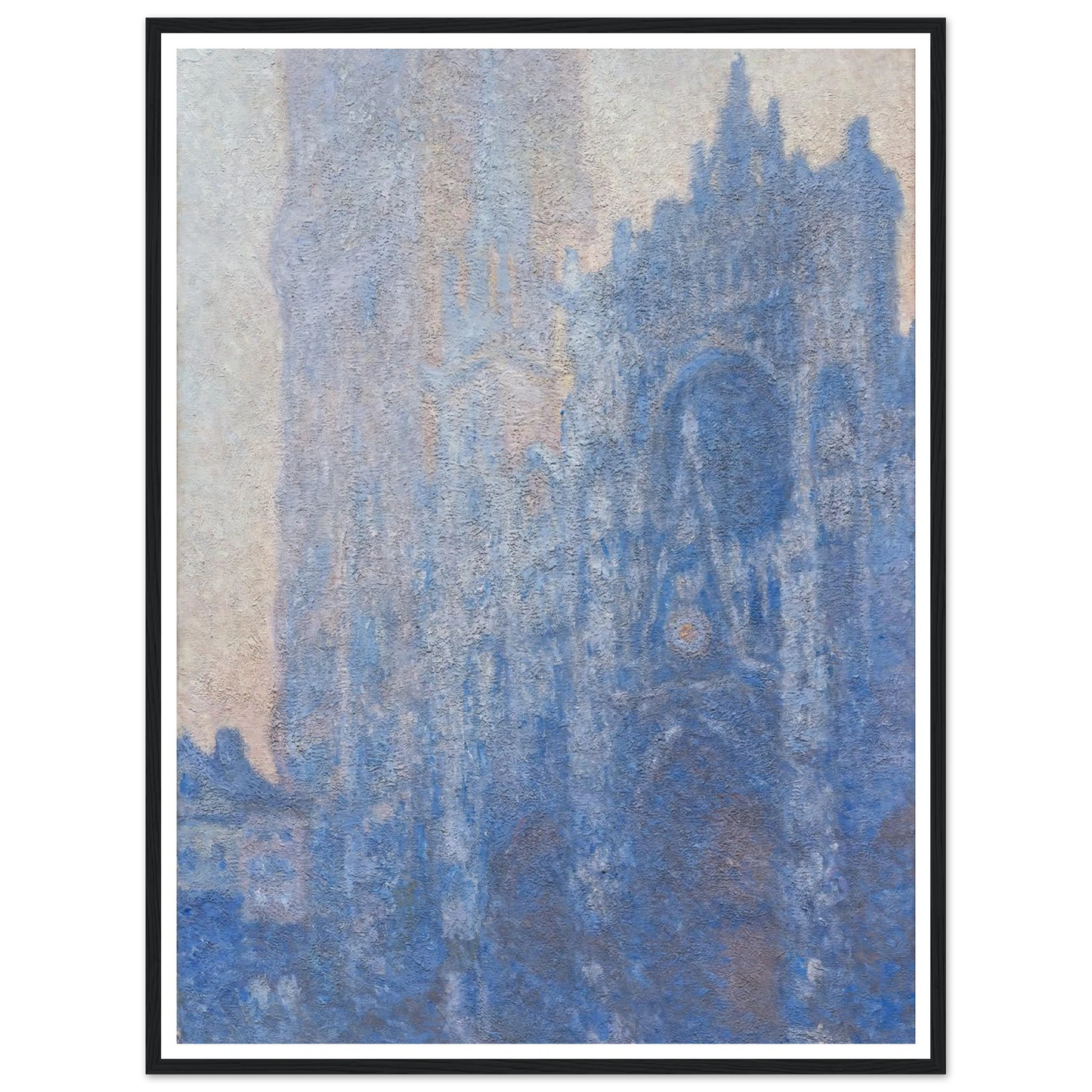 Rouen Cathedral Façade and Tour d’Albane (Morning Effect) (1894) Art Print | Claude Monet-Quipham Collections
