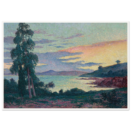 La Fossette Saint-Clair, près du Lavandou (circa 1903-1905) Art Print | Maximilien Luce-Quipham Collections