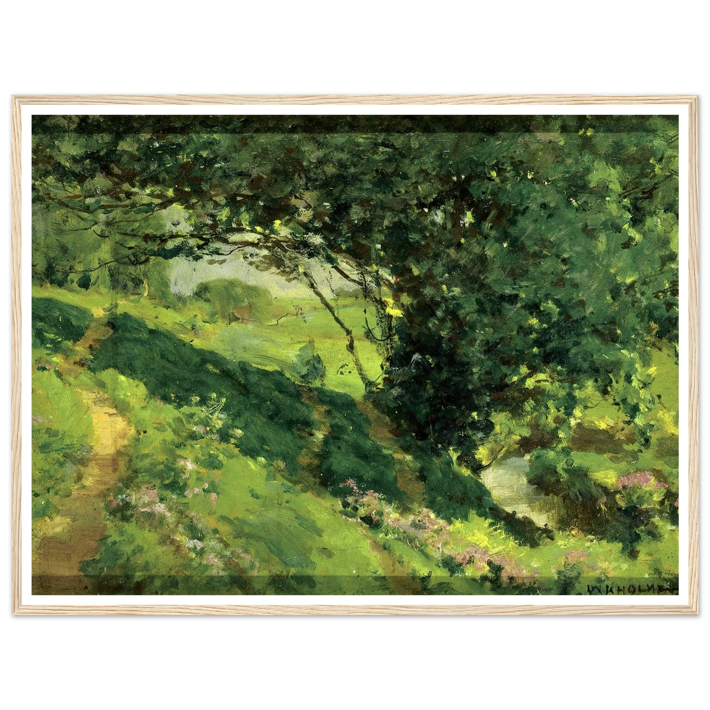 Original Sketch Of ‘the Wanderlusters’ Rest’ (ca. 1915) Art Print | William Henry Holmes-Quipham Collections