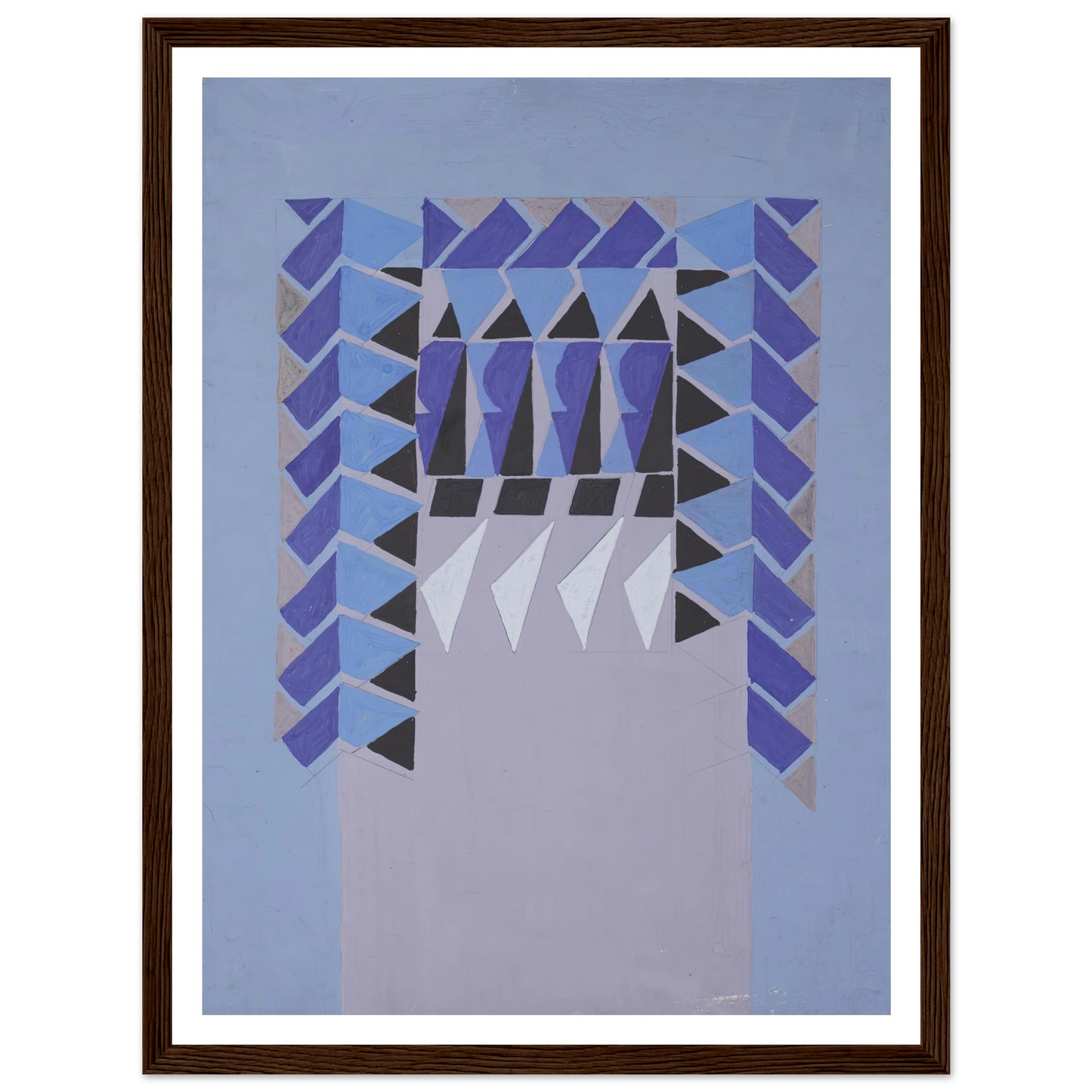 Untitled (Textile design no I) (circa 1925) Art Print | Frances Hodgkins-Quipham Collections