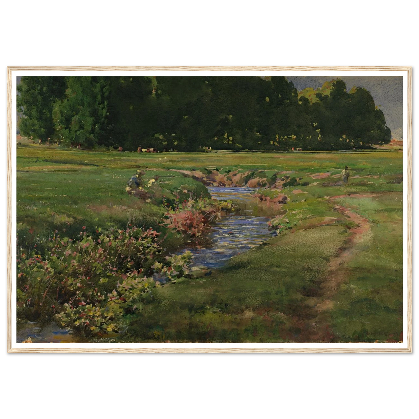 The Babbling Brook Art Print | William Henry Holmes-Quipham Collections