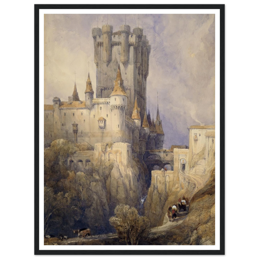 Alcazar, Segovia, Spain (1836) Art Print | David Roberts-Quipham Collections
