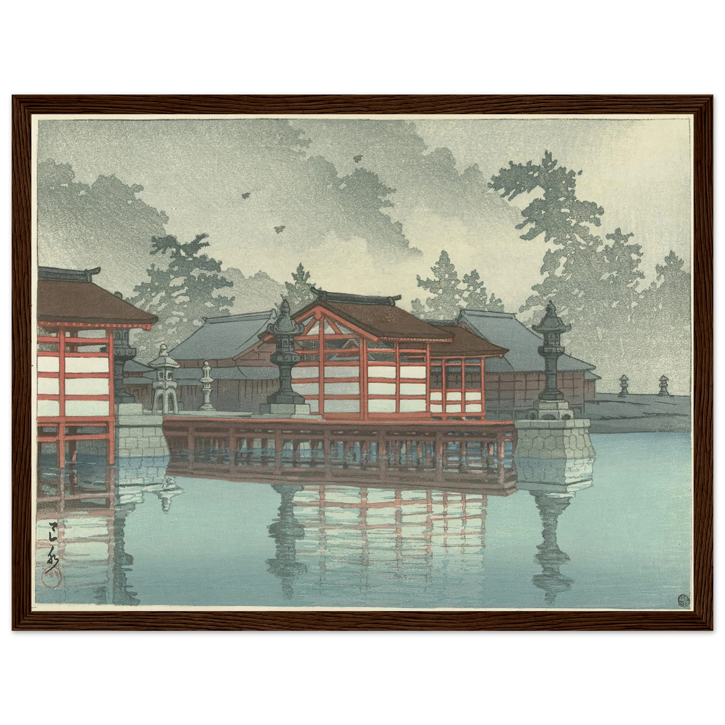 Kiri no Miyajima (Miyajima in mist) (1947) Art Print | Kawase Hasui-Quipham Collections