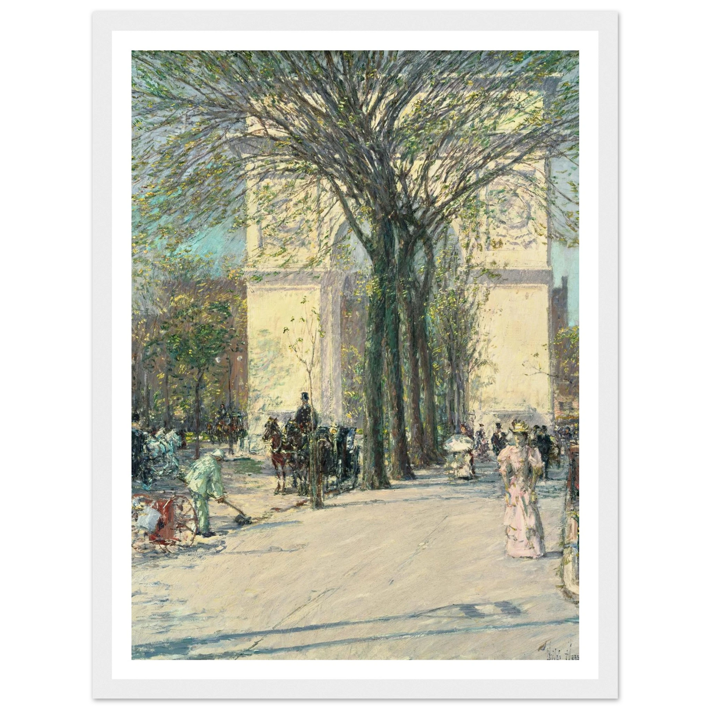 Washington Arch, Spring Art Print | Childe Hassam-Quipham Collections
