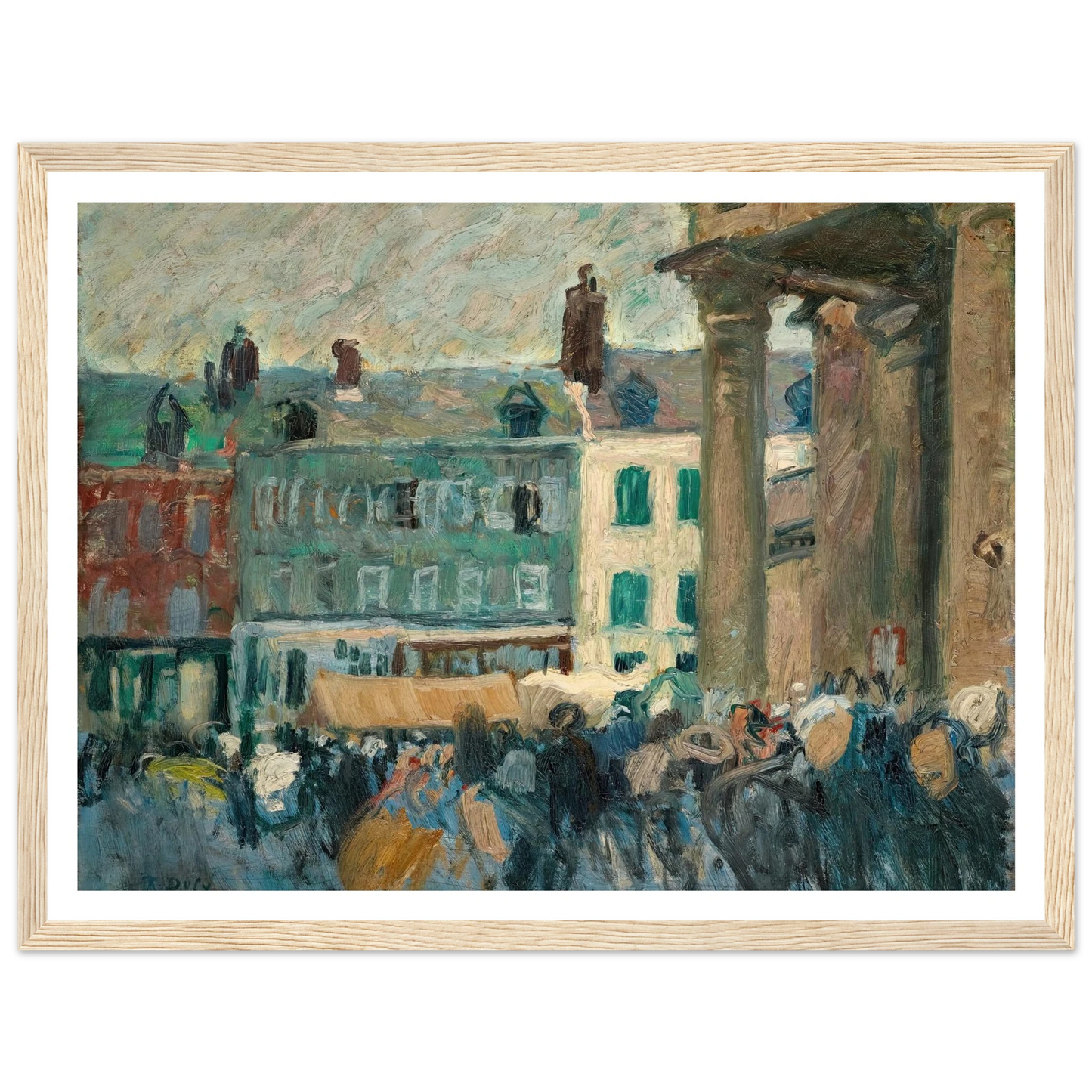 Dans la rue (1901) Art Print | Raoul Dufy-Quipham Collections