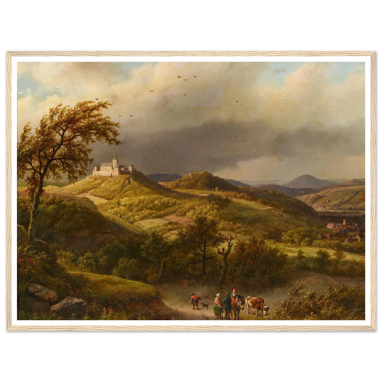 Die Wartburg bei Eisenach (1858) Art Print | Barend Cornelis Koekkoek-Quipham Collections
