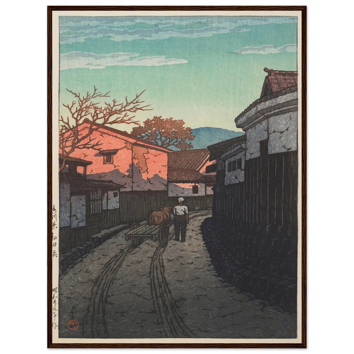 Kagawa-ken Wadahama (Wadahama in Kagawa Prefecture) (1954) Art Print | Kawase Hasui-Quipham Collections