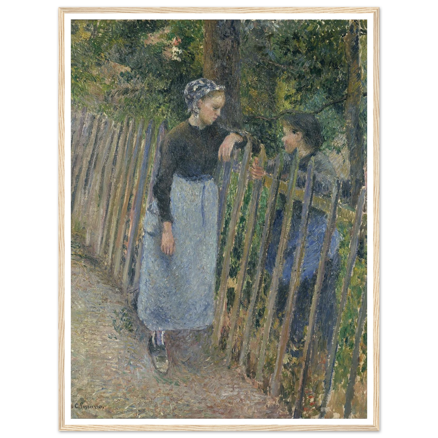 Conversation Art Print | Camille Pissarro-Quipham Collections