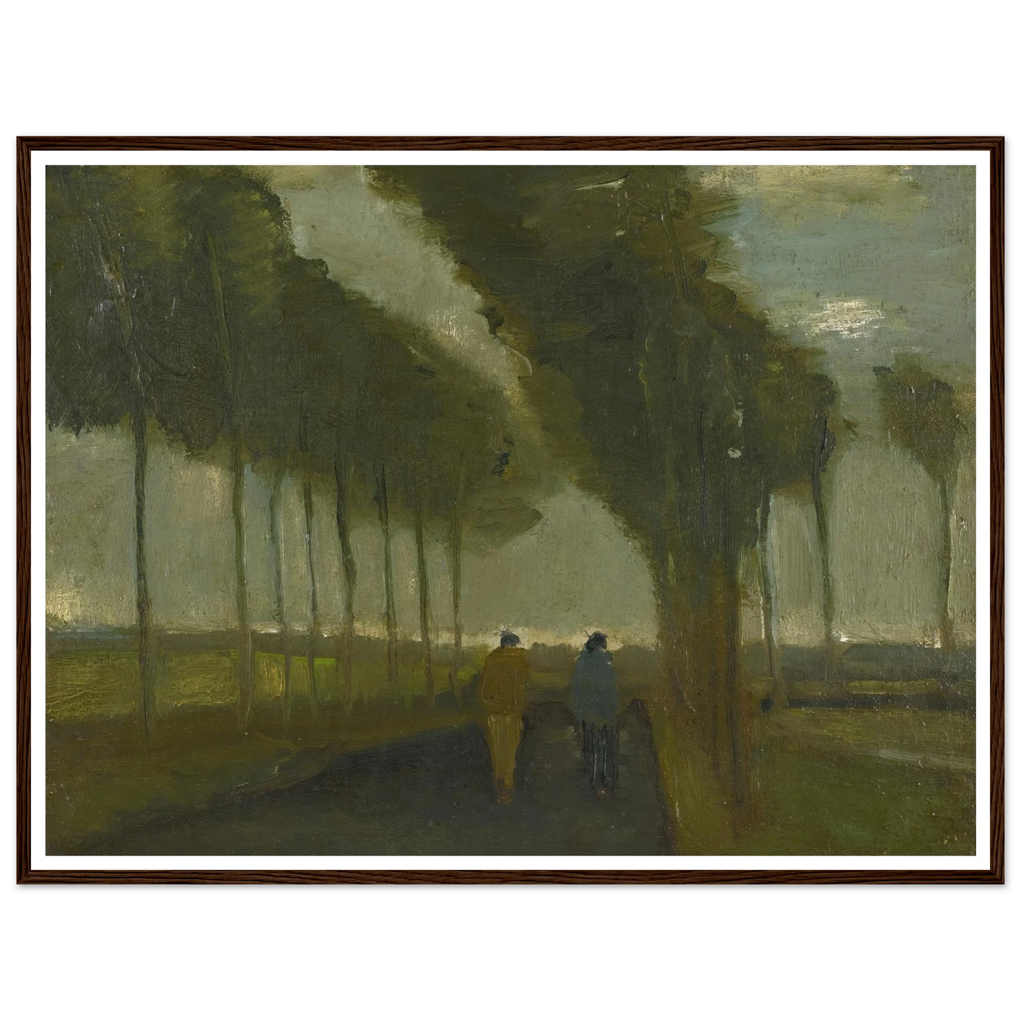 L’allée Aux Deux Promeneurs (1883) Art Print | Vincent van Gogh-Quipham Collections
