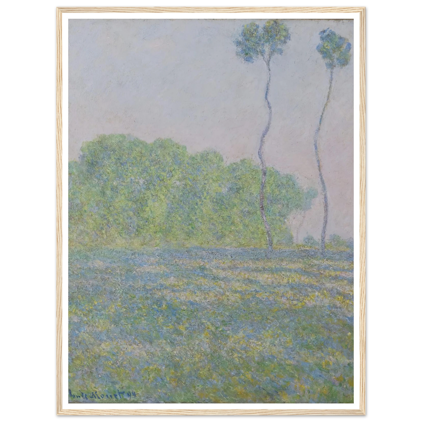 Meadow at Giverny (1894) Art Print | Claude Monet-Quipham Collections