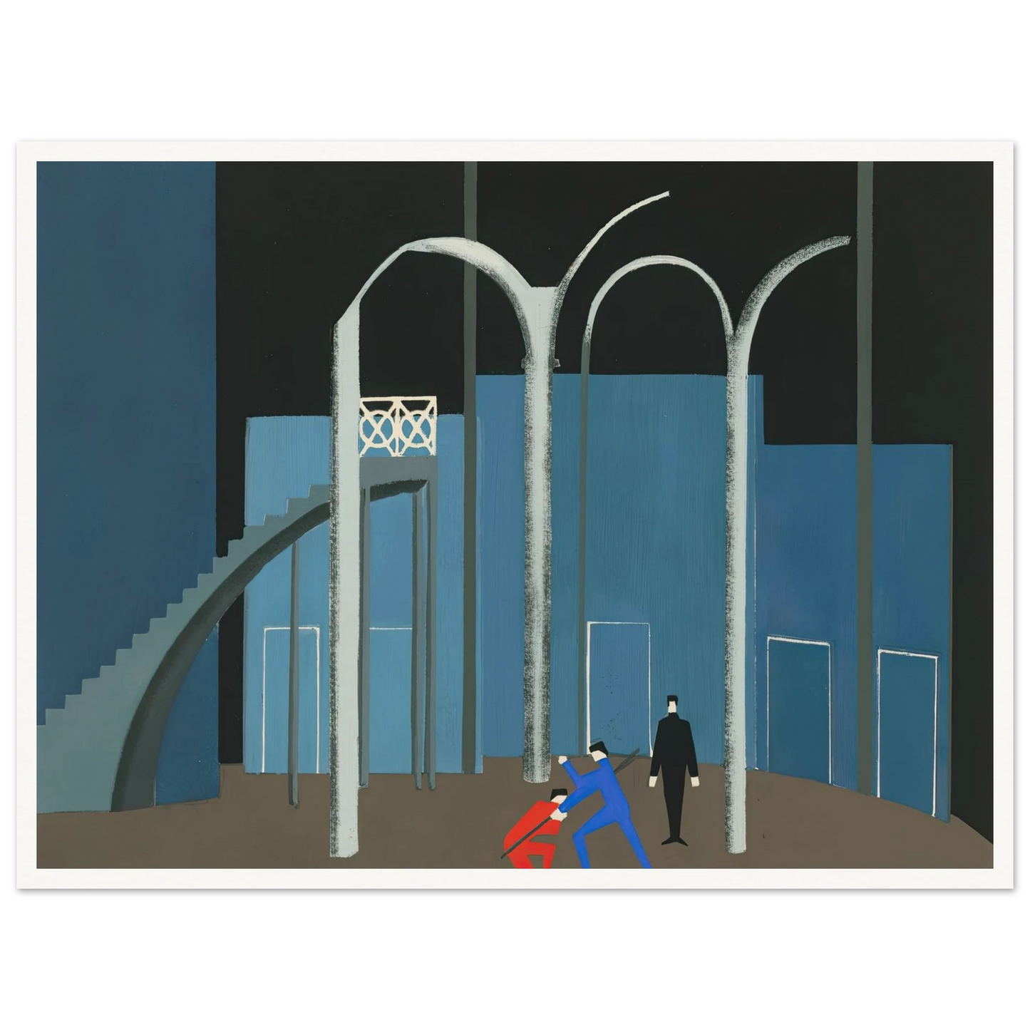 Maquettes dé Théatre 12 Art Print | Alexandra Exter-Quipham Collections