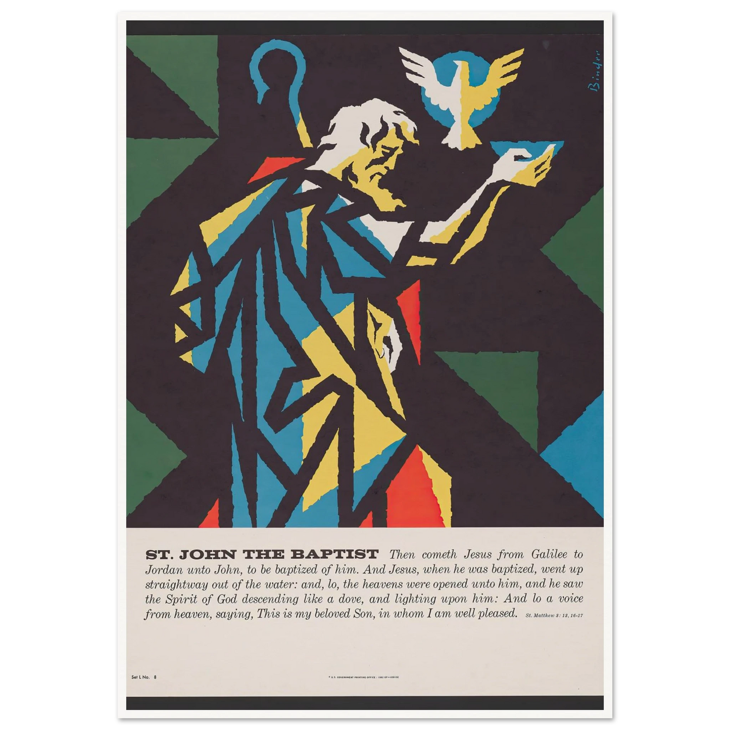 St. John The Baptist (1962) Art Print | Joseph Binder-Quipham Collections