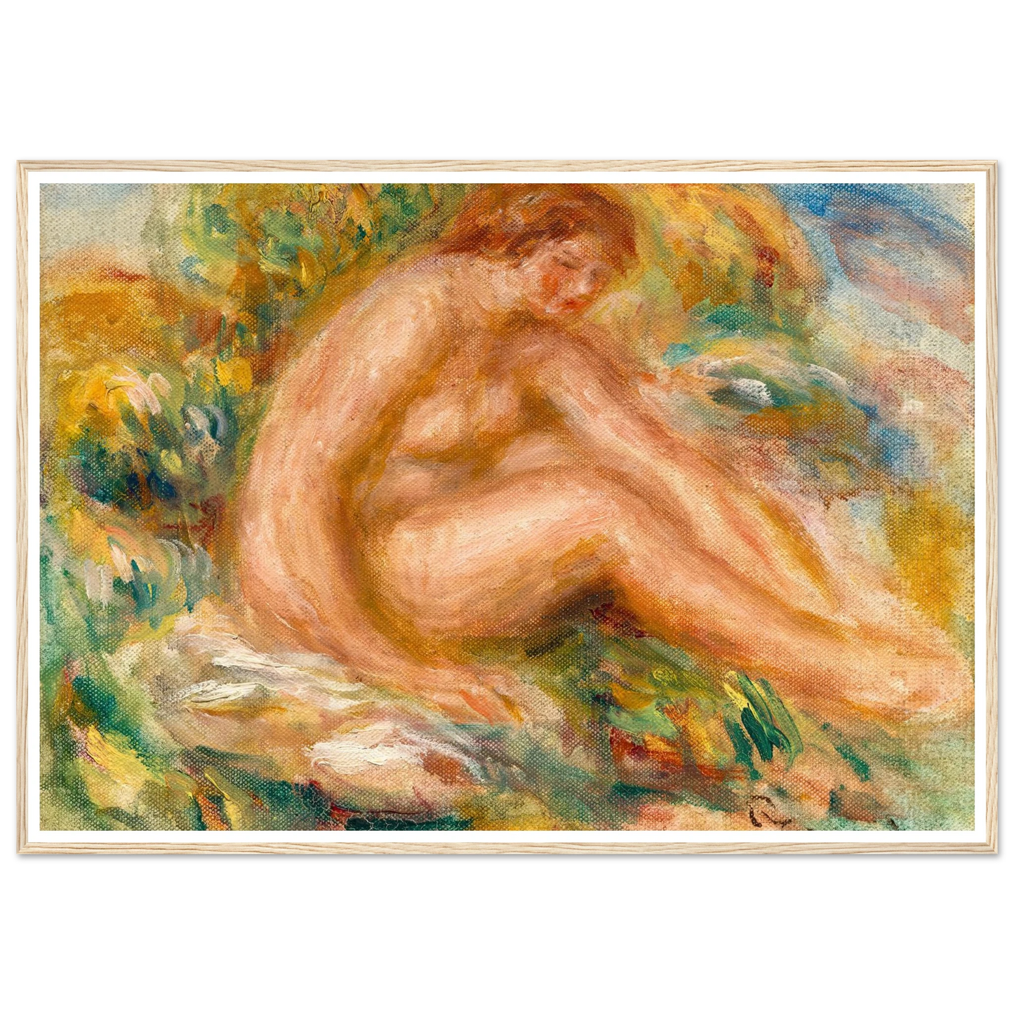Baigneuse (circa 1916) Art Print | Pierre Auguste Renoir-Quipham Collections