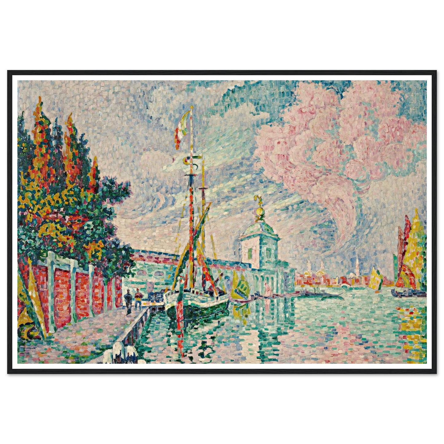 La Dogana, Venise (1923) Art Print | Paul Signac-Quipham Collections