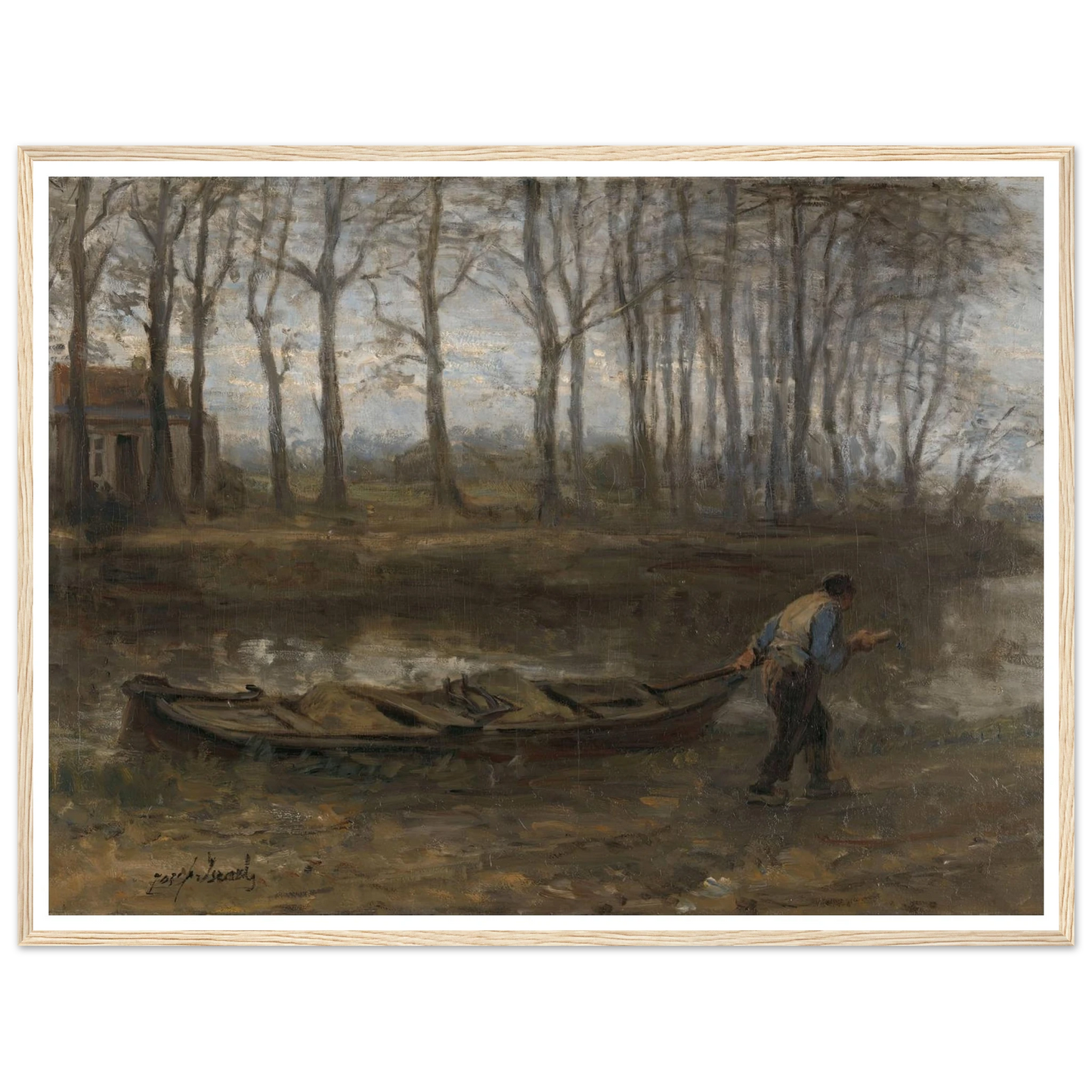 The Sand Bargeman (1887) Art Print | Jozef Israels-Quipham Collections