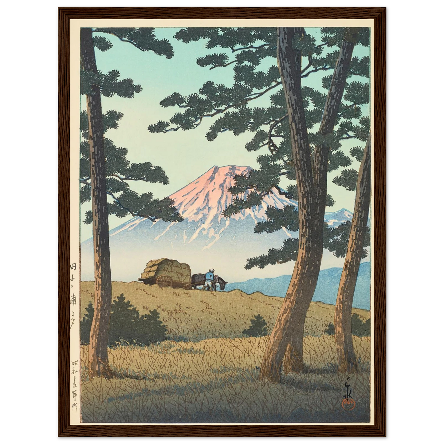 Tago no ura no yube (Evening at Tago Bay) (1940) Art Print | Kawase Hasui-Quipham Collections