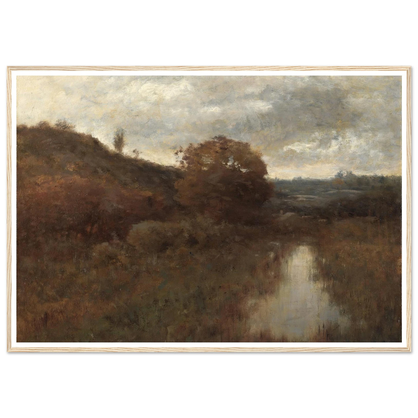 Autumn Landscape and Pool (1870s-1880s) Art Print | Alexander Helwig Wyant-Quipham Collections