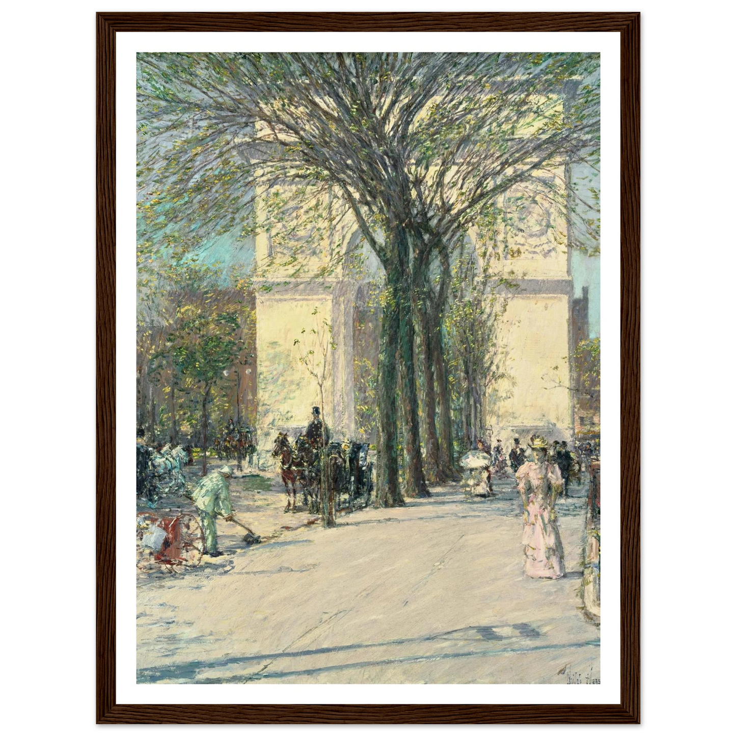 Washington Arch, Spring Art Print | Childe Hassam-Quipham Collections