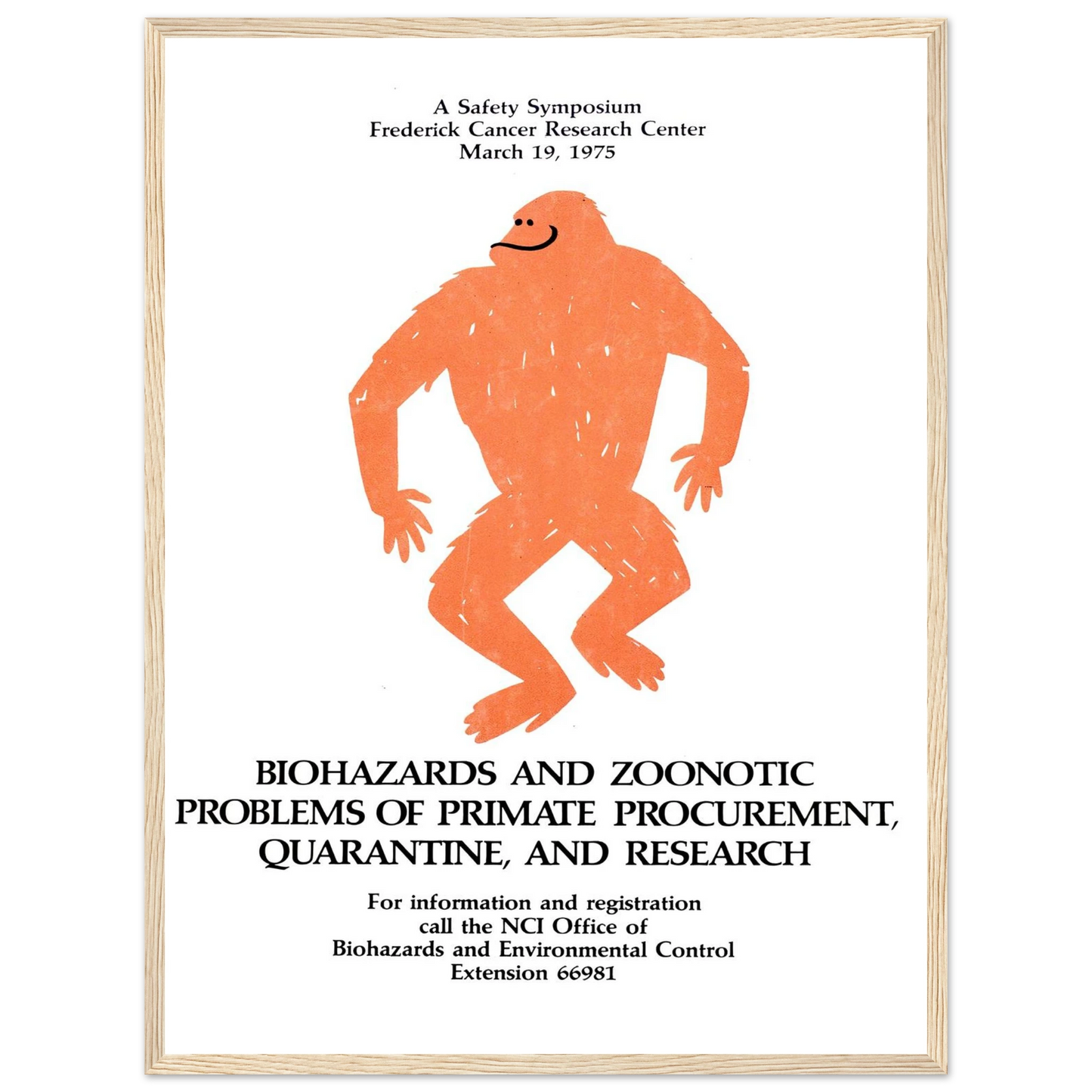 Biohazards and zoonotic problems of primate procurement, quarantine, and research (1975) Art Print | National Institutes of Health-Quipham Collections