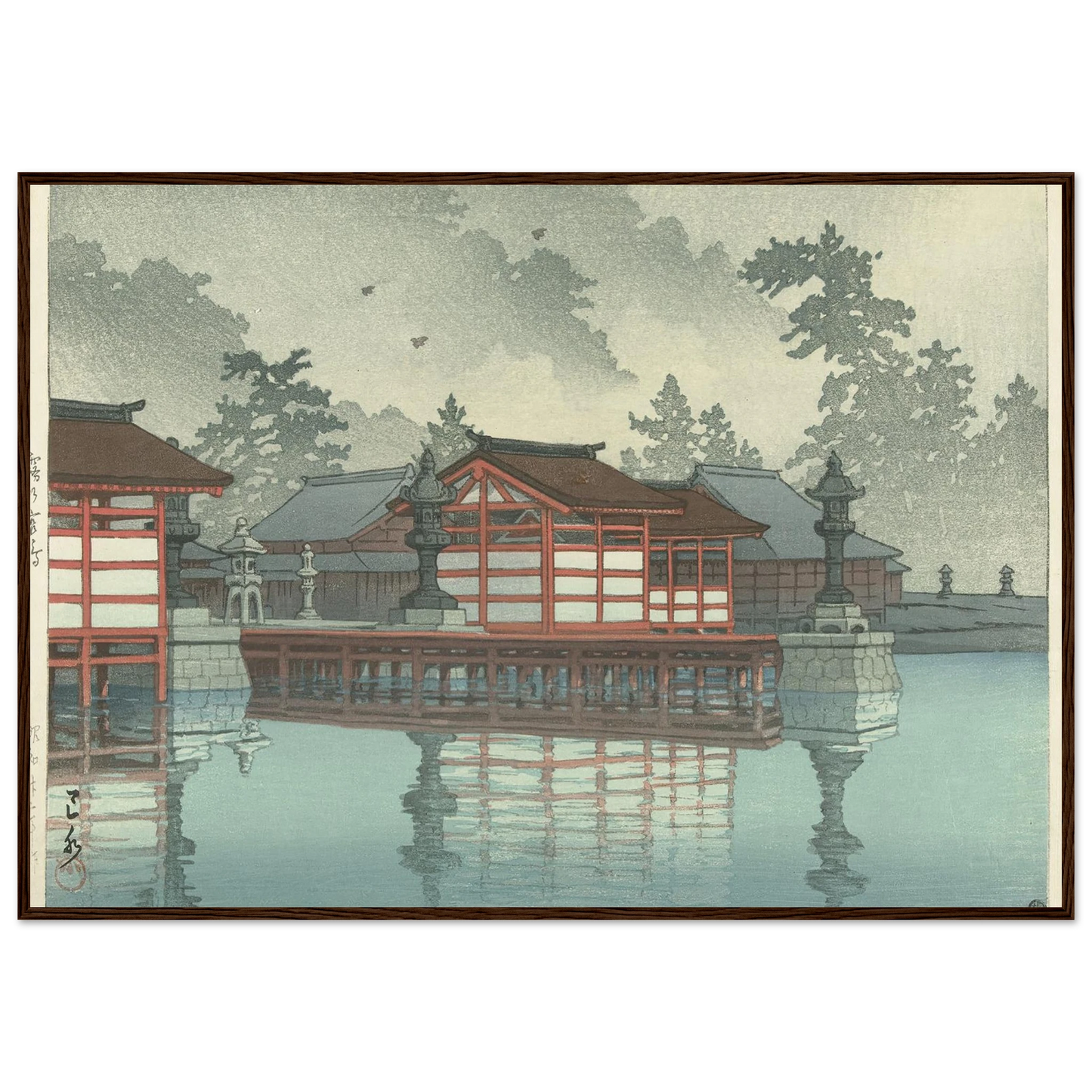 Kiri no Miyajima (Miyajima in mist) (1947) Art Print | Kawase Hasui-Quipham Collections