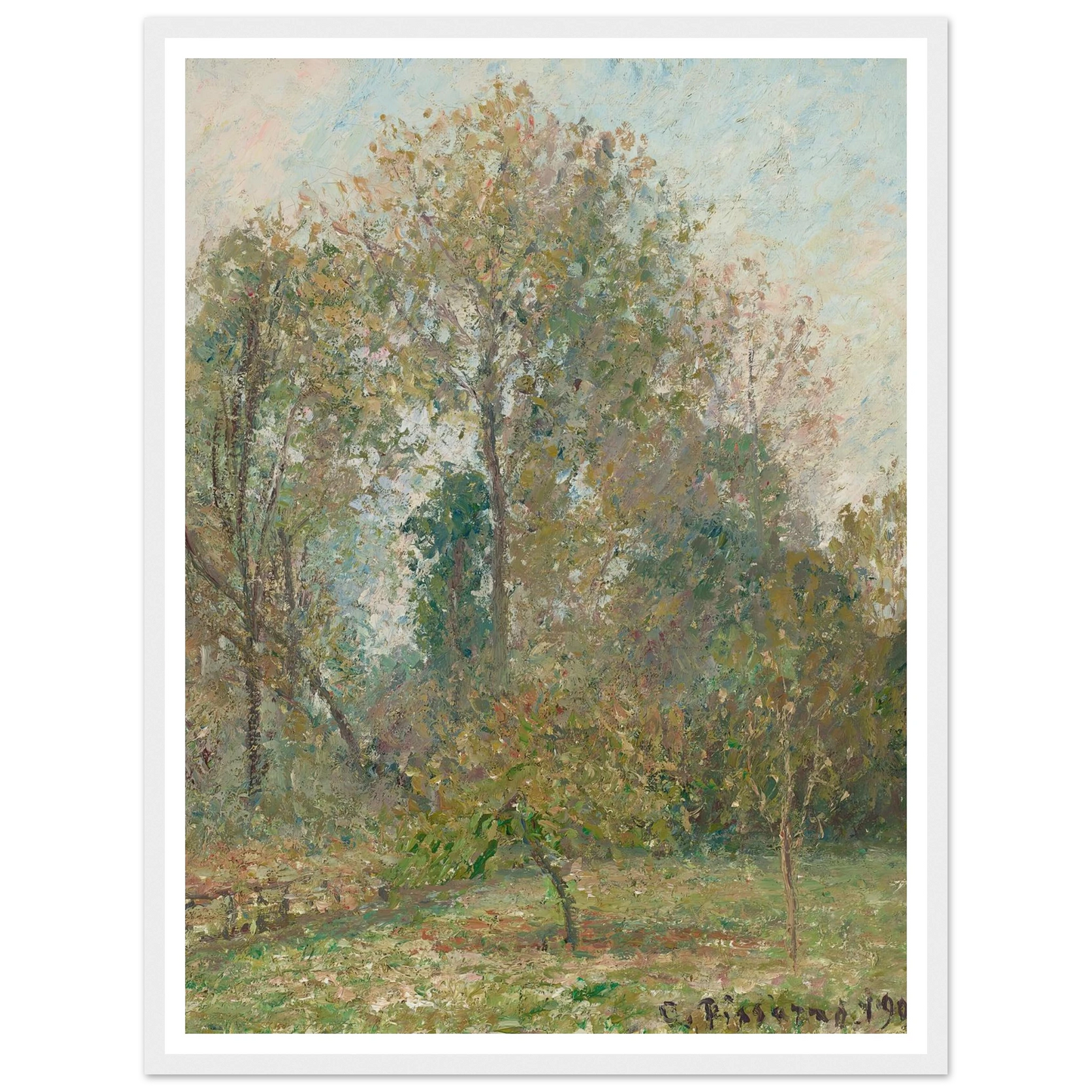 Gelée blanche à Eragny (1902) Art Print | Camille Pissarro-Quipham Collections