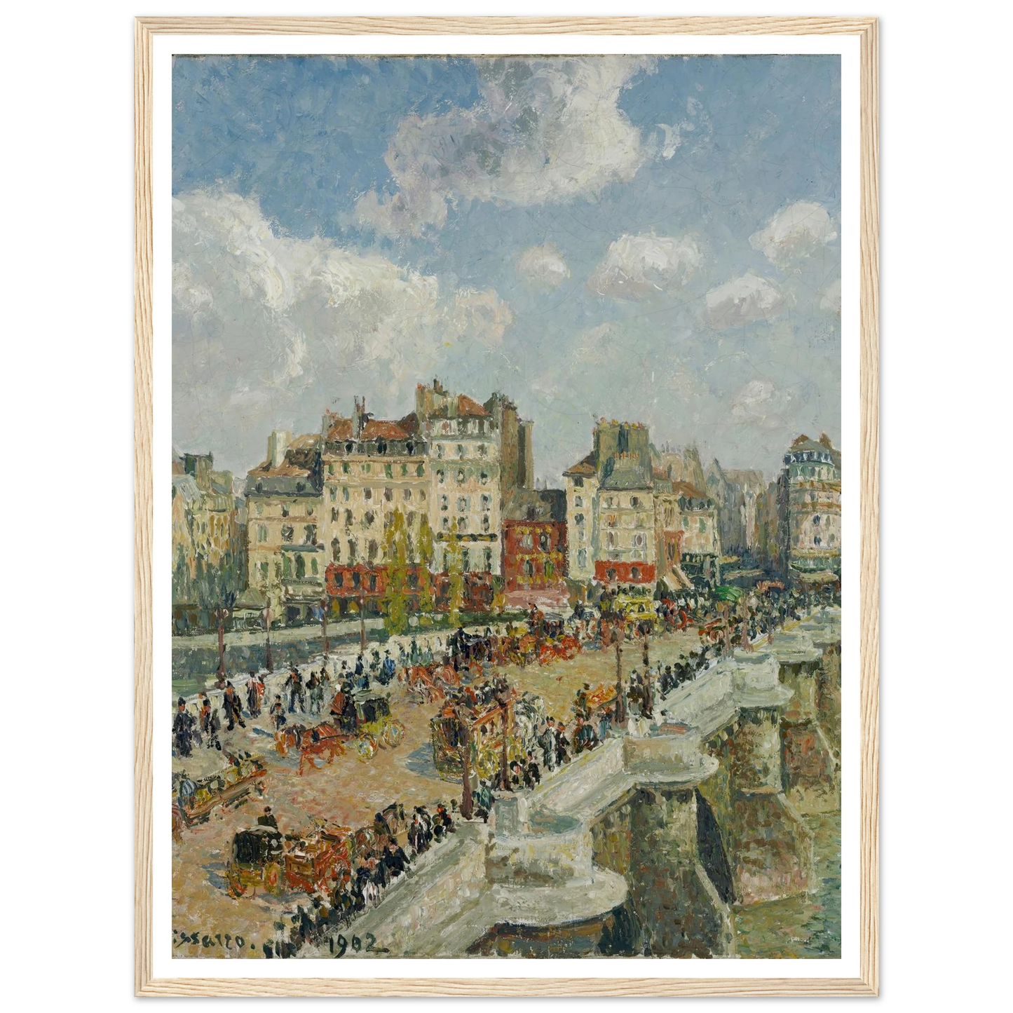 The Pont-Neuf Art Print | Camille Pissarro-Quipham Collections