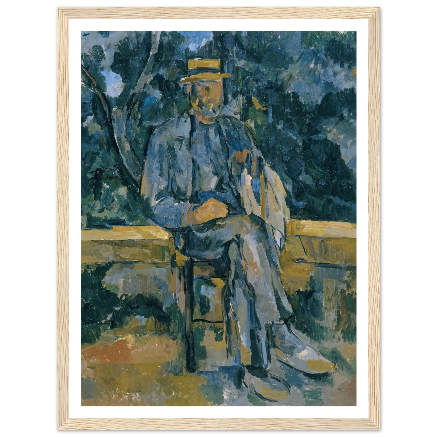 Portrait of Peasant (from 1905 until 1906) Art Print | Paul Cezanne-Quipham Collections