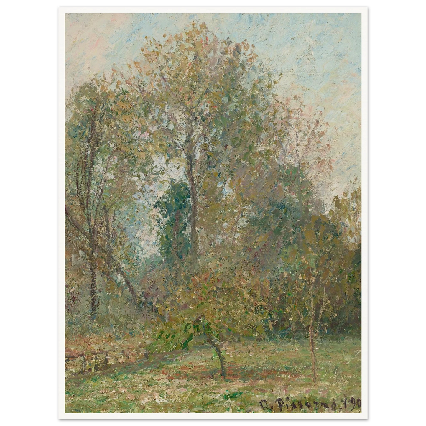 Gelée blanche à Eragny (1902) Art Print | Camille Pissarro-Quipham Collections