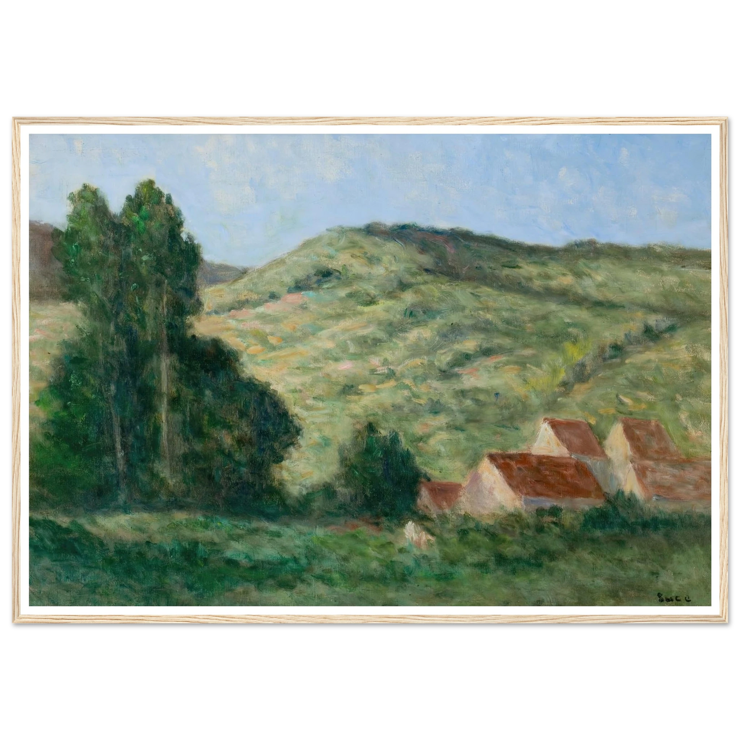 Le Riviere Art Print | Maximilien Luce-Quipham Collections
