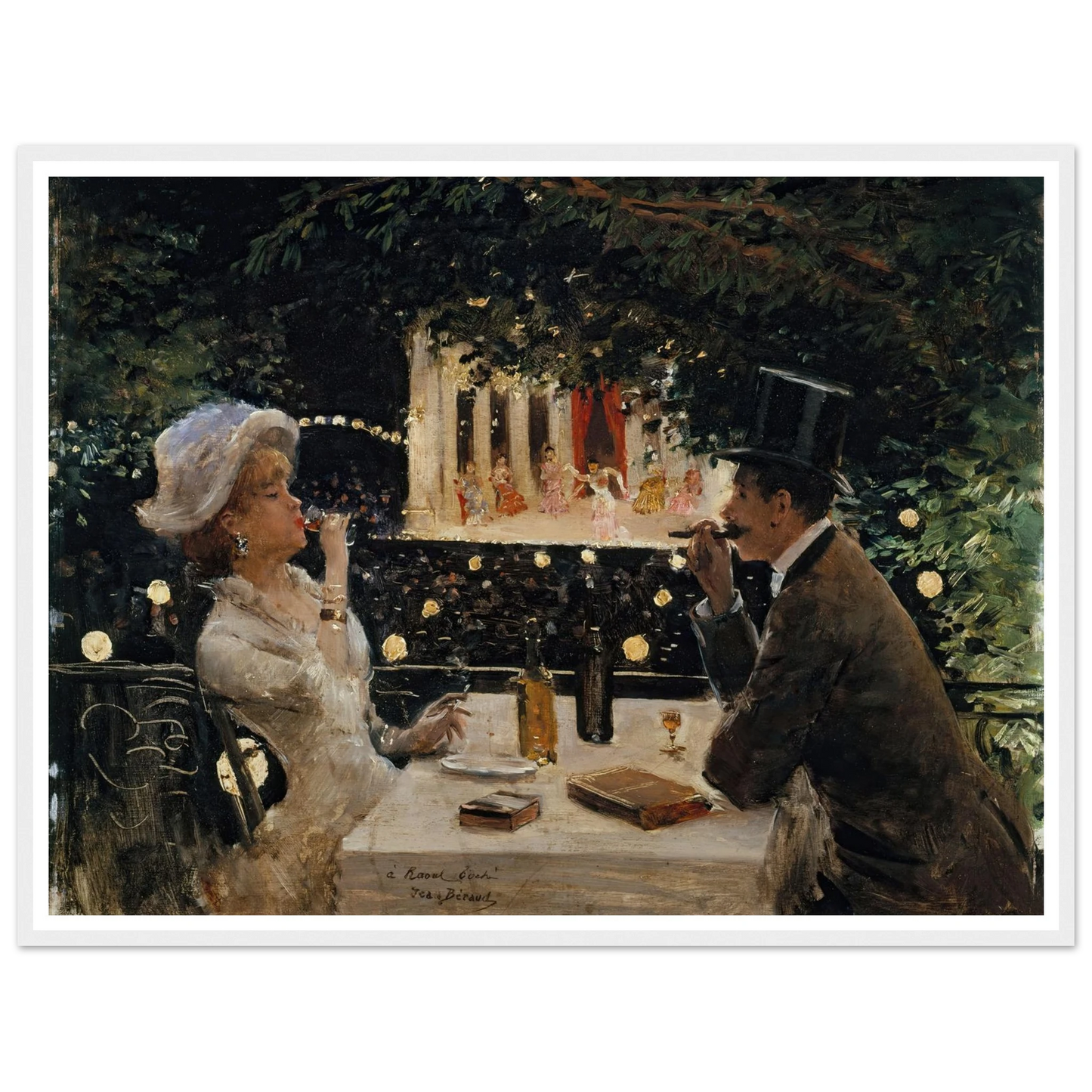 Dîner aux Ambassadeurs (1880) Art Print | Jean Beraud-Quipham Collections