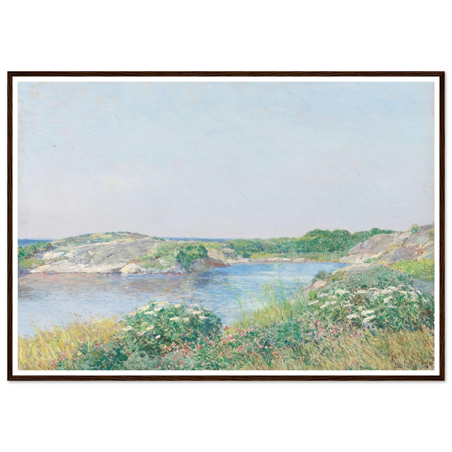 The Little Pond, Appledore (1890) Art Print | Childe Hassam-Quipham Collections