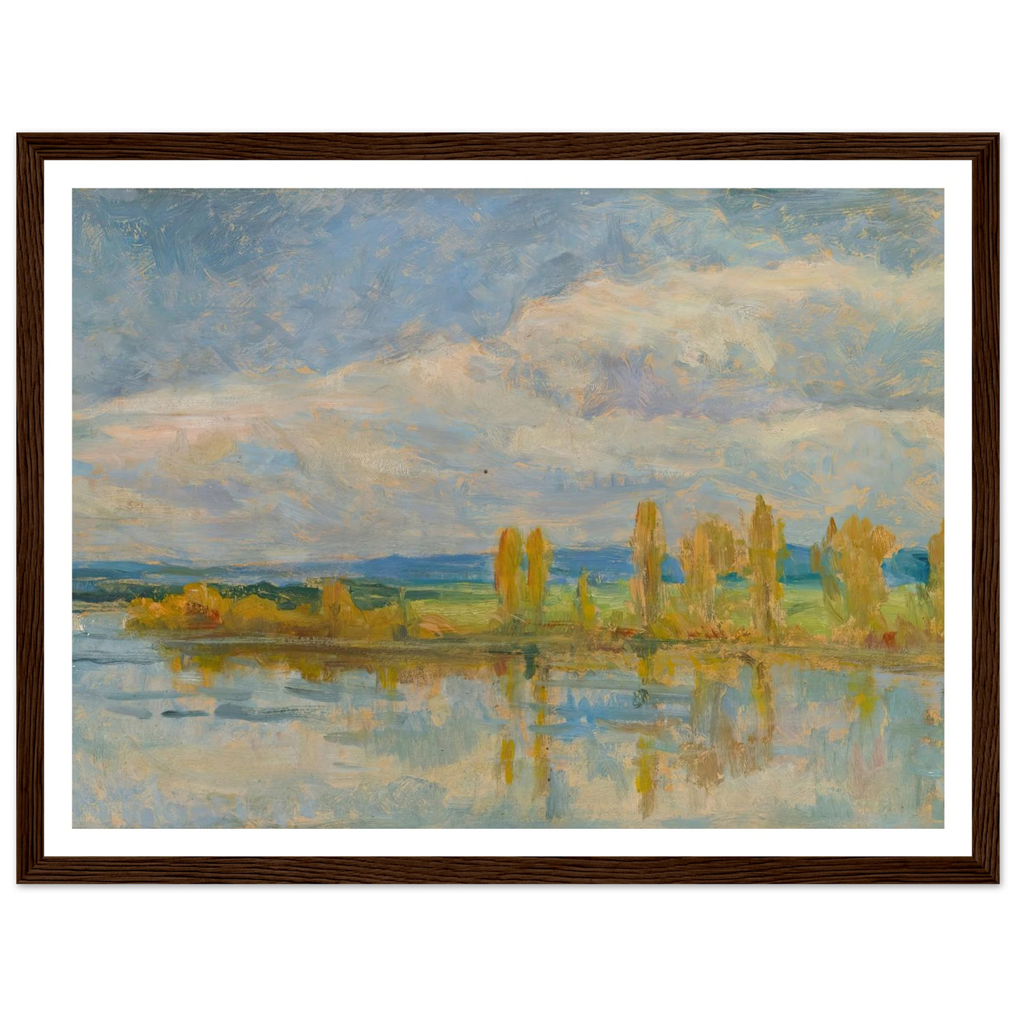 La Seine À Guernes Art Print | Maximilien Luce-Quipham Collections