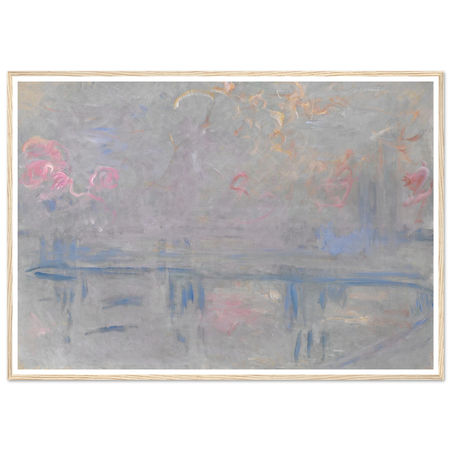 Charing Cross Bridge (1900) Art Print | Claude Monet-Quipham Collections