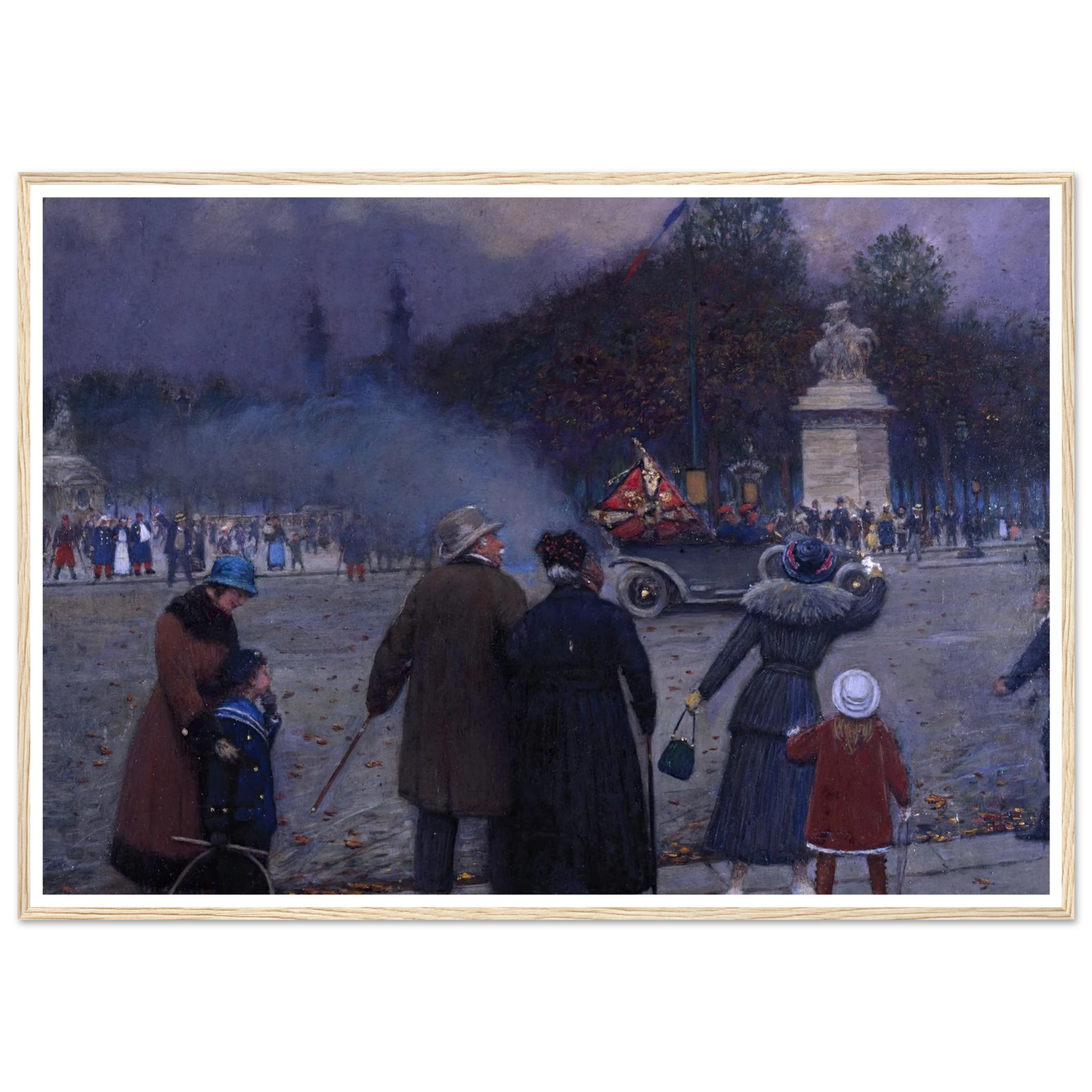 Drapeau allemand porté aux Invalides (1914) Art Print | Jean Beraud-Quipham Collections
