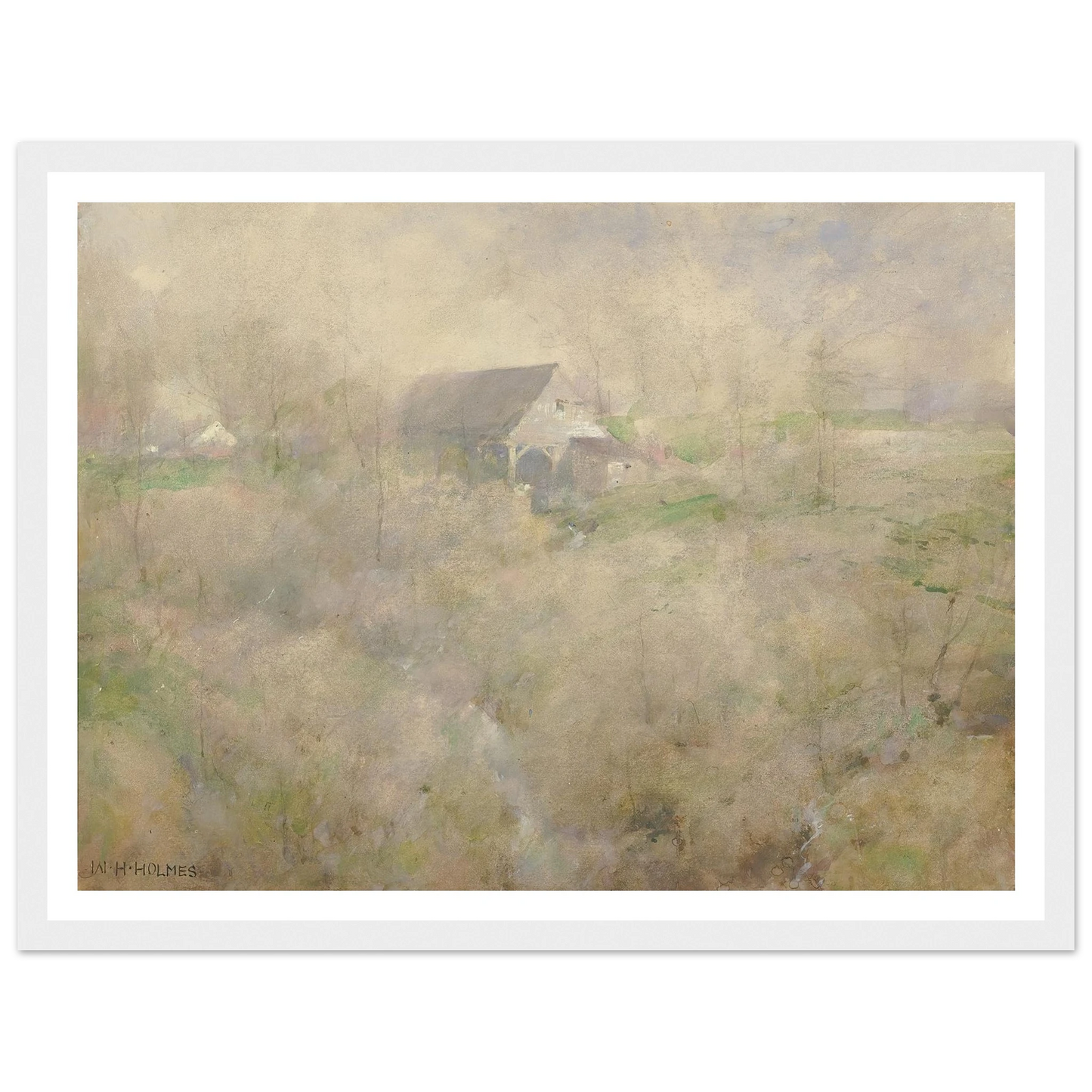 My Old Mill, Holmescroft, Near Rockville Art Print | William Henry Holmes-Quipham Collections