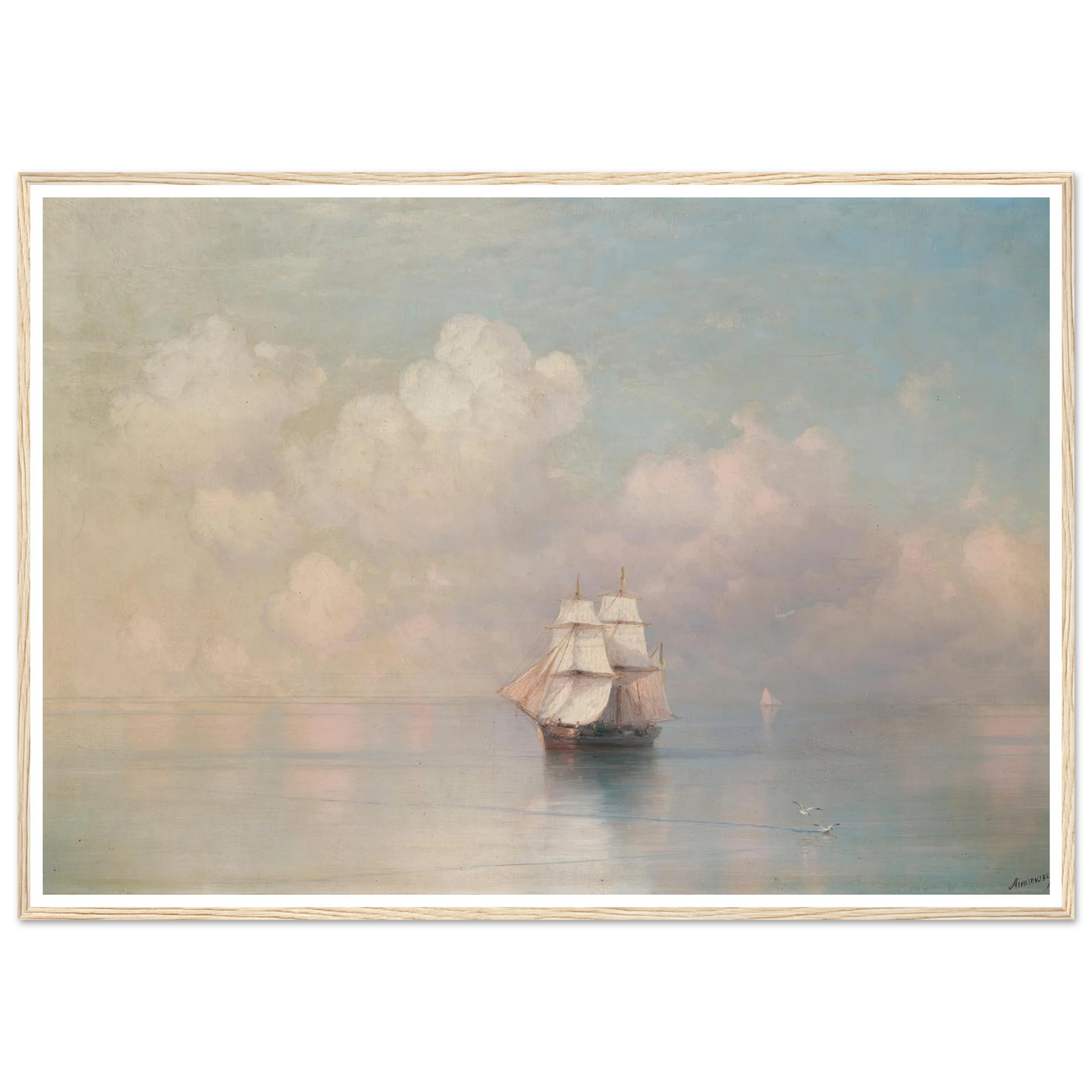 Calm Seas Art Print | Ivan Konstantinovich Aivazovsky-Quipham Collections