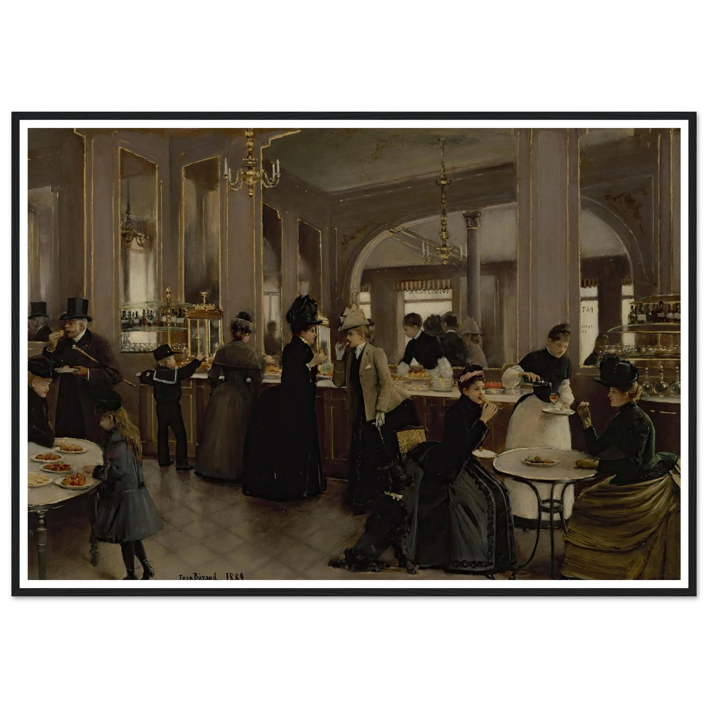 La pâtisserie Gloppe (1889) Art Print | Jean Beraud-Quipham Collections