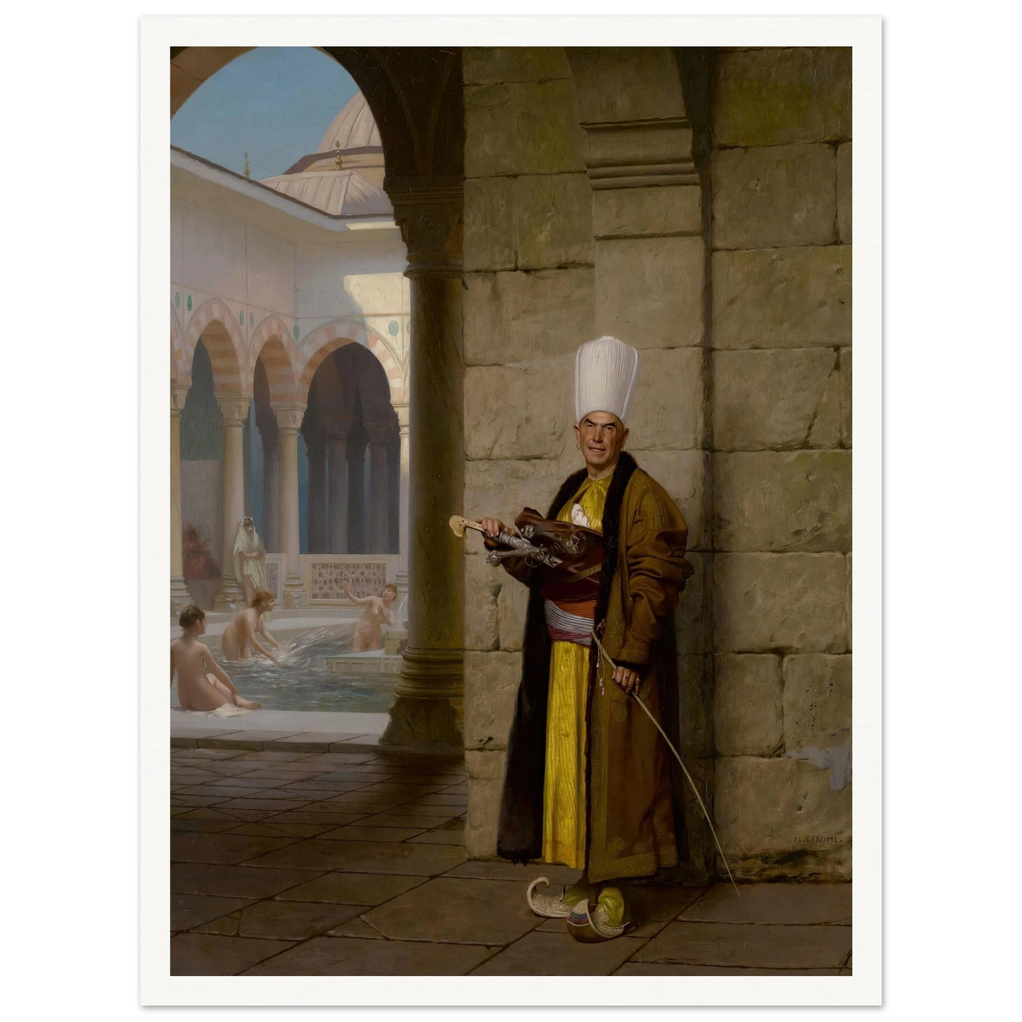 The Grand White Eunuch Art Print | Jean Leon Gerome-Quipham Collections