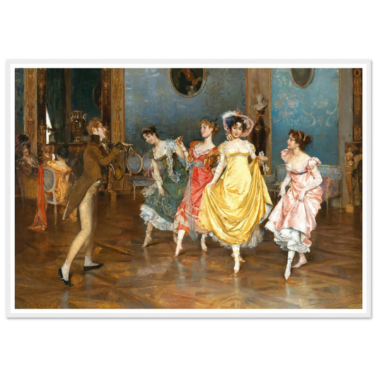 A Dance Rehearsal Art Print | Leopold Schmutzler-Quipham Collections