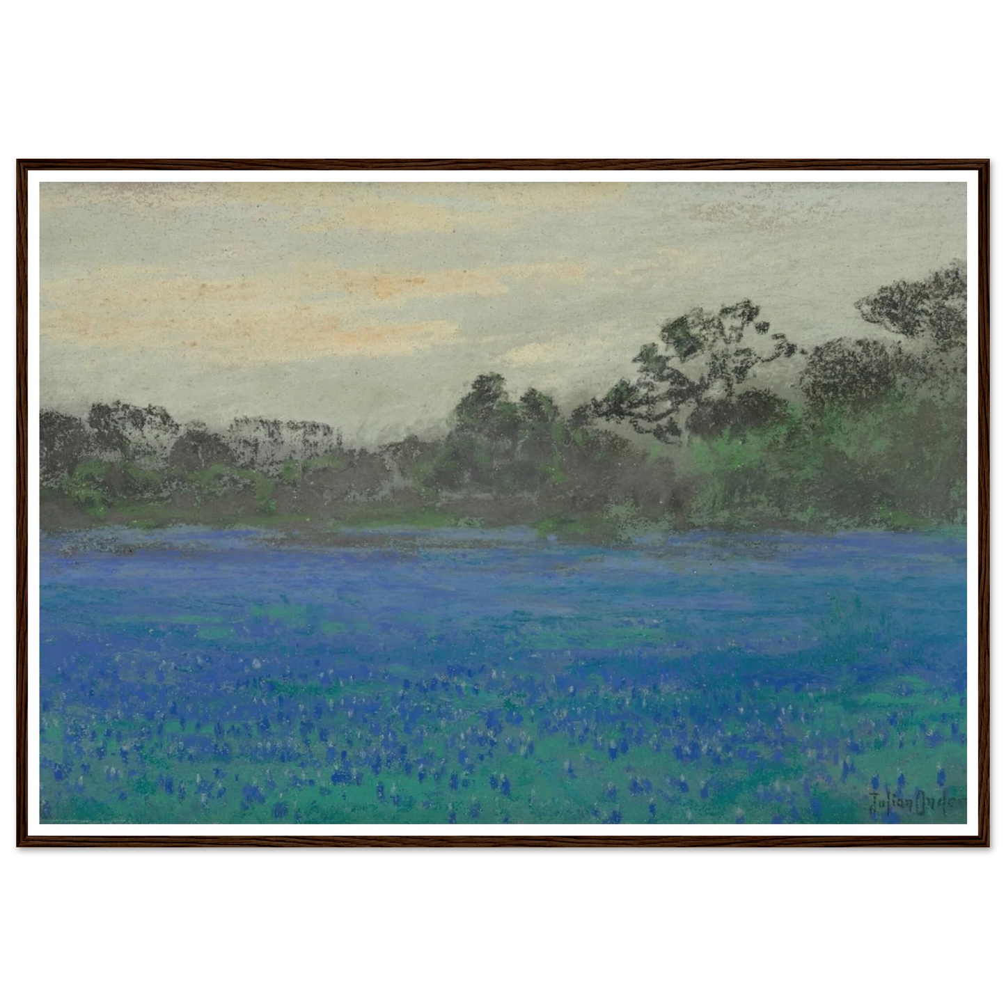 Bluebonnet Field (1921) Art Print | Julian Onderdonk-Quipham Collections