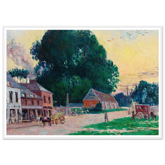 Paris, Le Quartier De Vaugirard (circa 1910) Art Print | Maximilien Luce-Quipham Collections